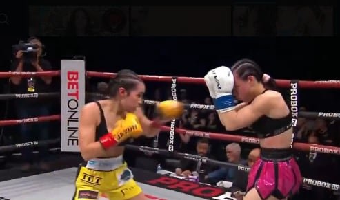 Boxeadora Isis Sio nocaut