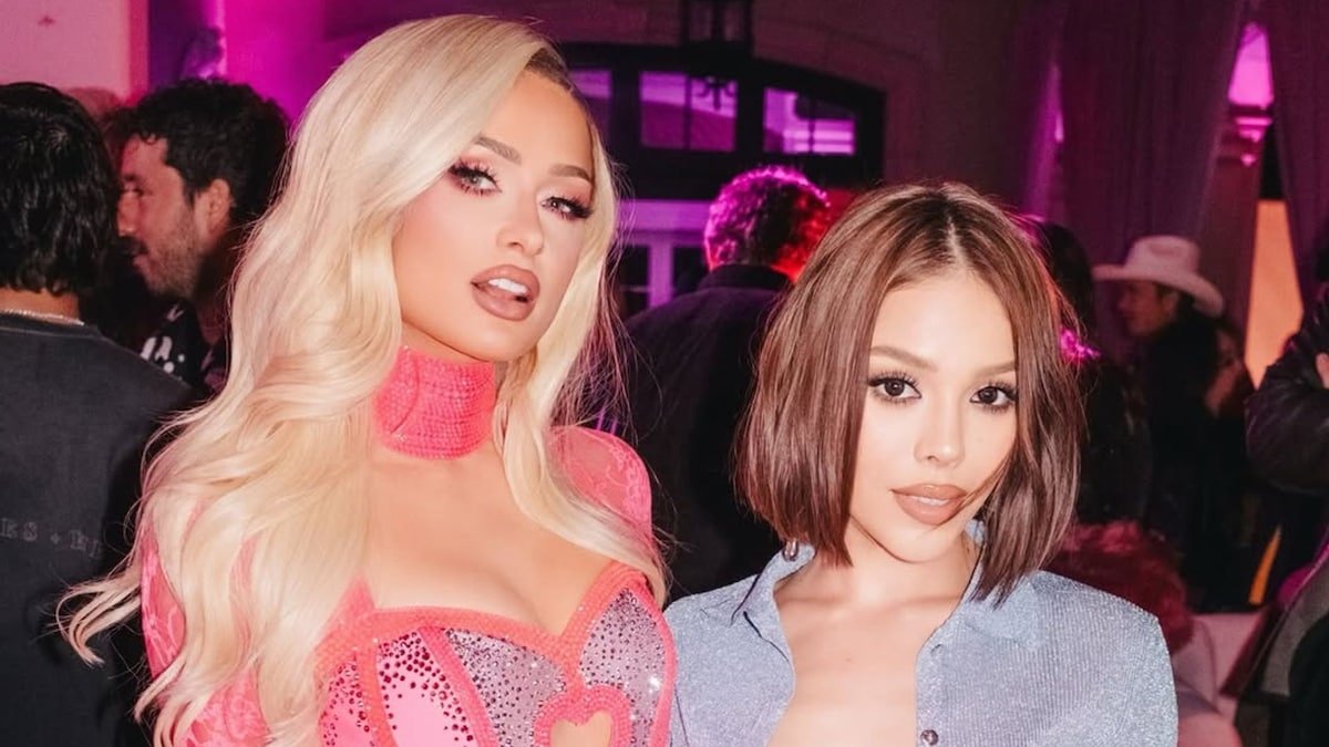 Danna y Paris Hilton en fiesta Barbie