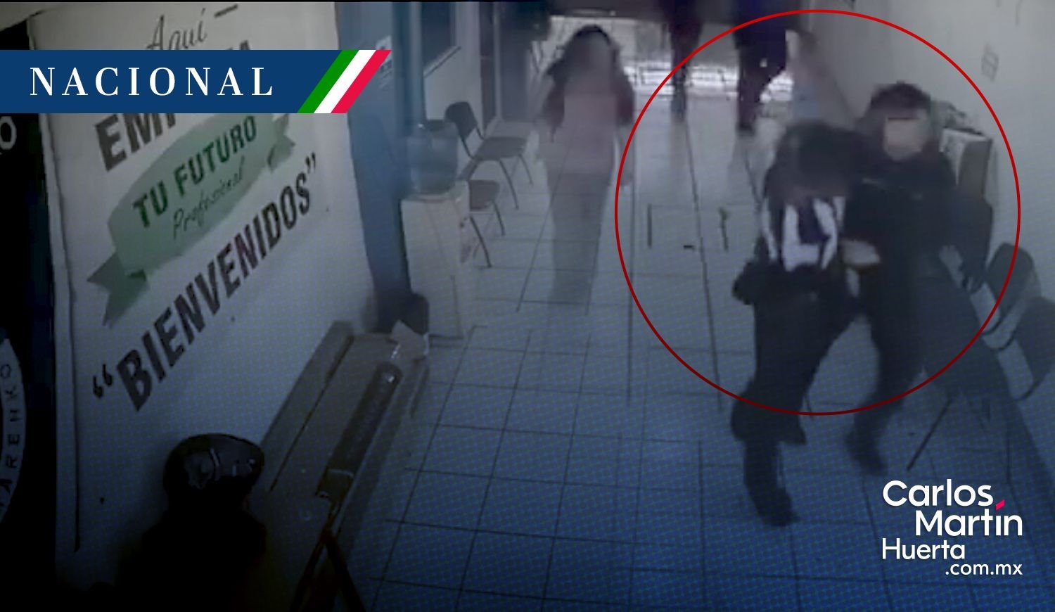 Estudiantes desarmaron atacante Michoacán