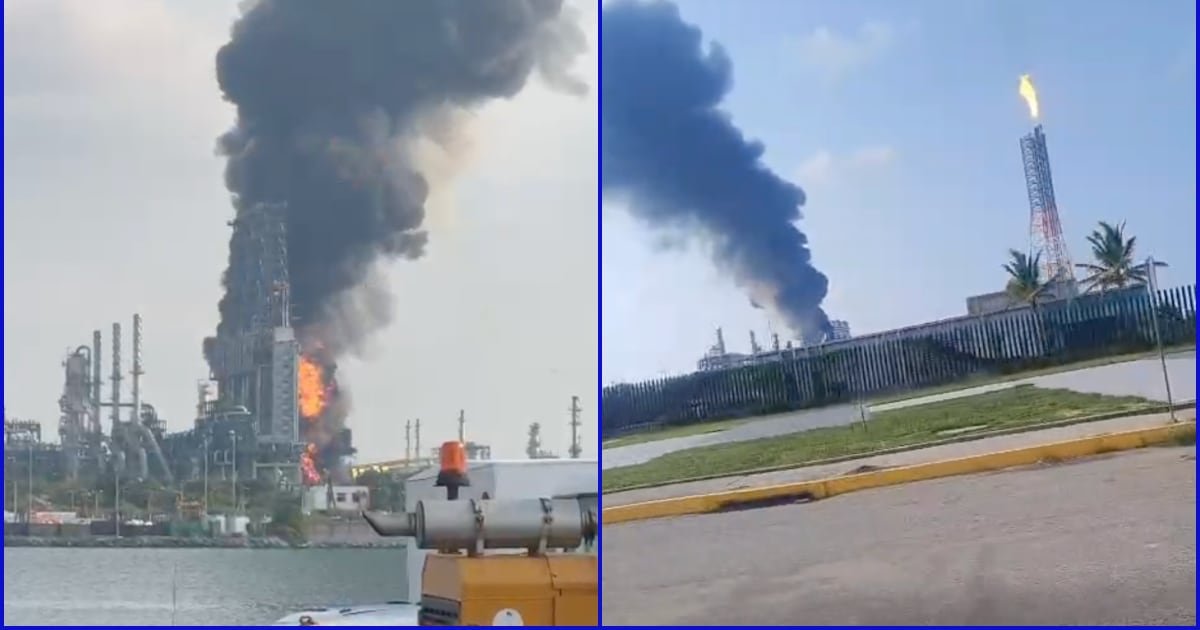 incendio refinería Olmeca