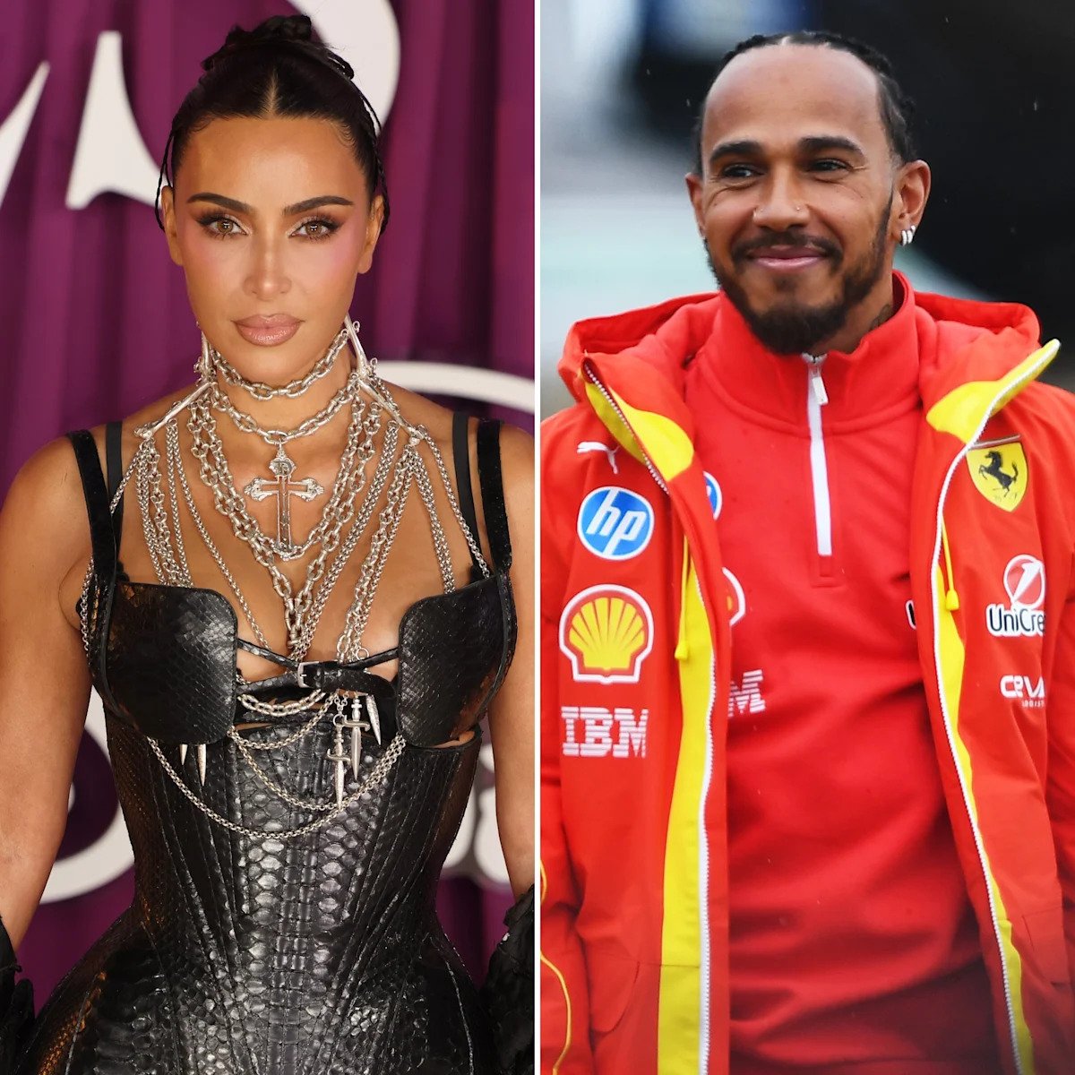 Kim Kardashian Lewis Hamilton romance