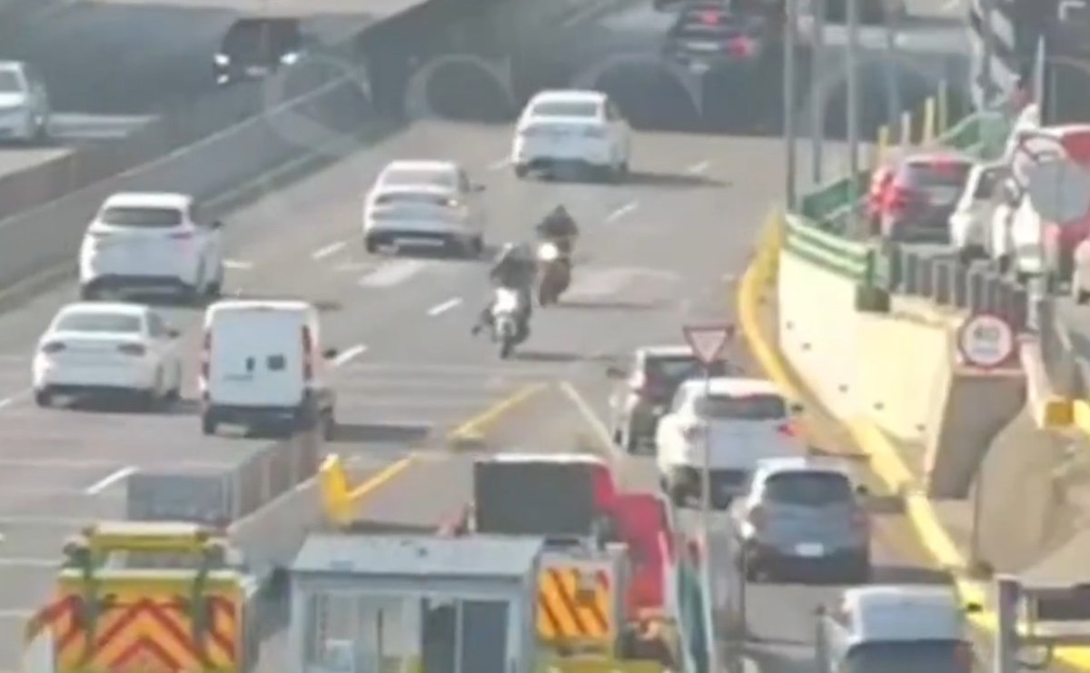 asalto y choque en Periférico CDMX