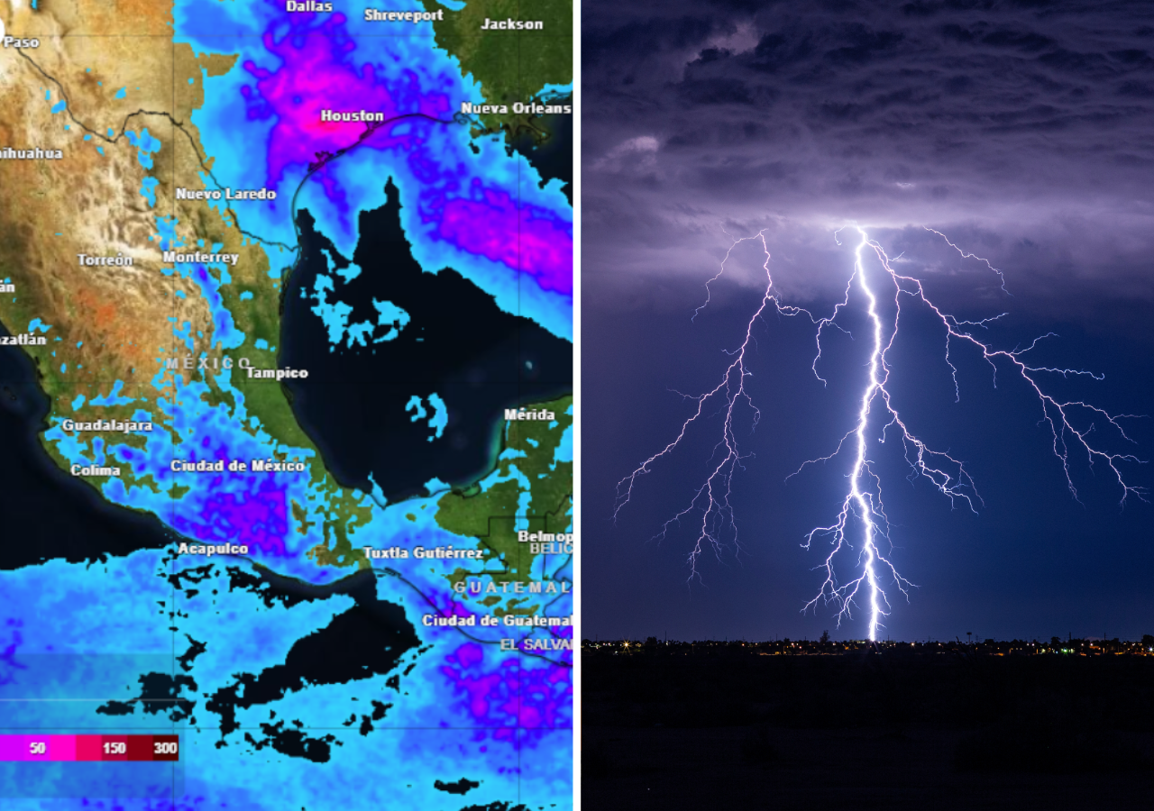Lluvias y tormentas en México