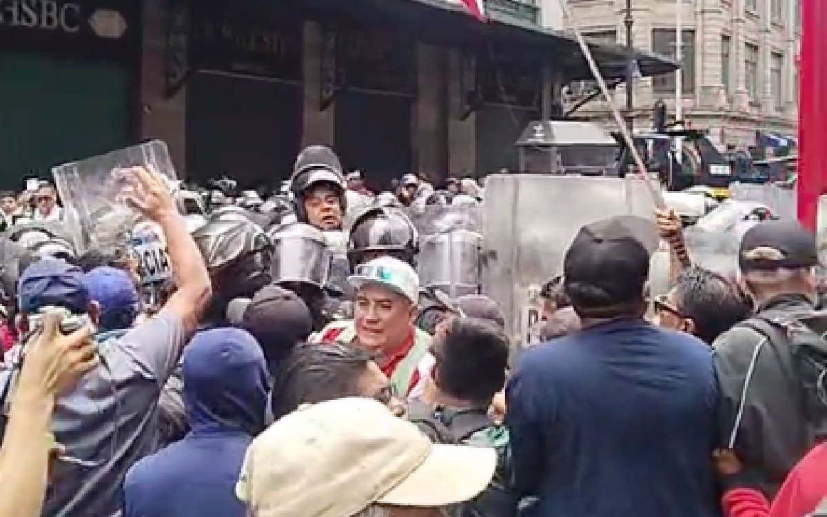 Protesta CNTE Zócalo