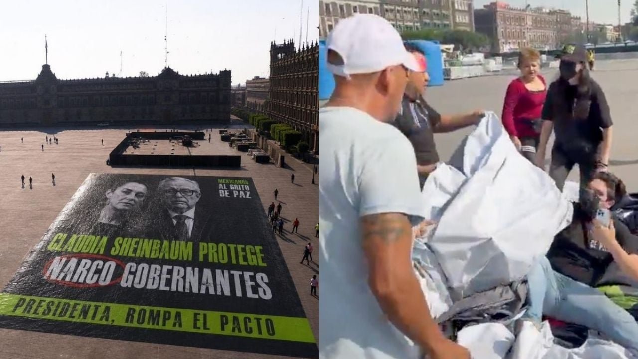 agresión activistas Zócalo