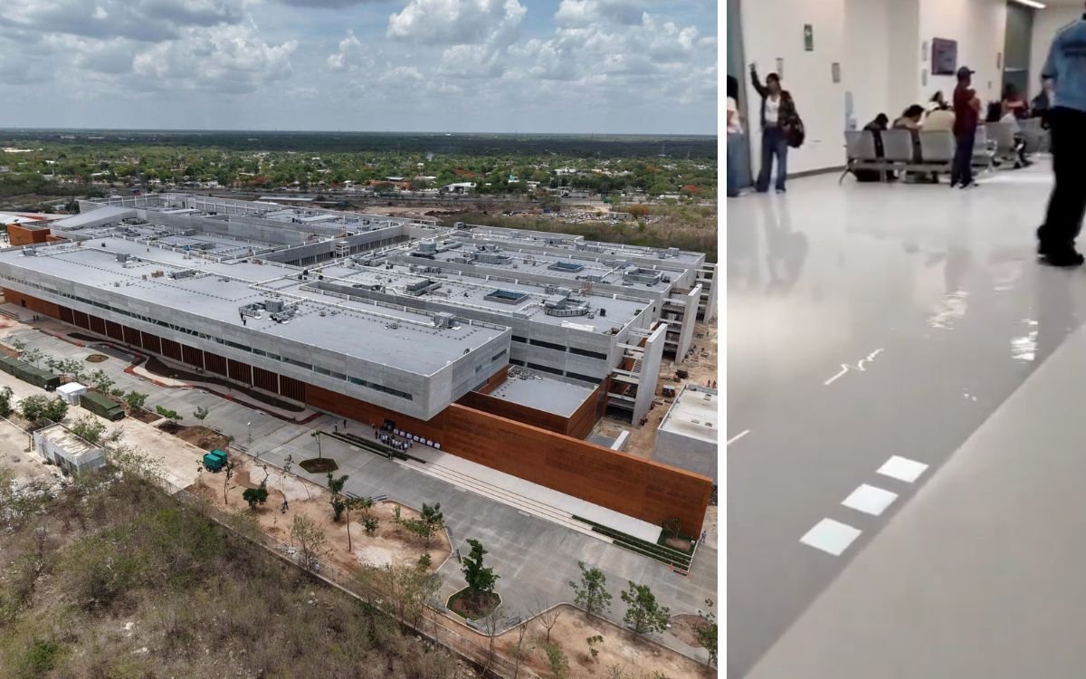 Inundación hospital Yucatán IMSS