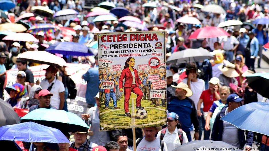 Protestas maestros Mundial 2026 México