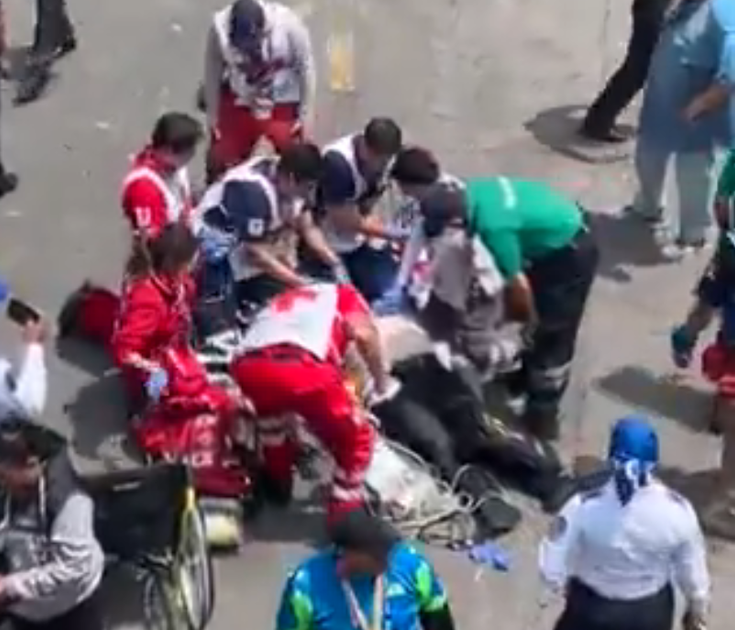 Emergencia médica Estadio Ciudad de México